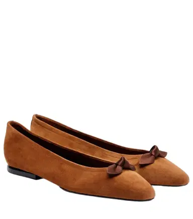 Loro Piana Primula suede ballet flats | Thumbnail 1 Loro Piana Primula suede ballet flats | Thumbnail 1