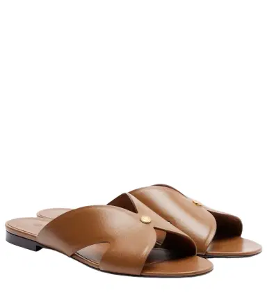 Loro Piana Vera leather slides | Thumbnail 1 Loro Piana Vera leather slides | Thumbnail 1