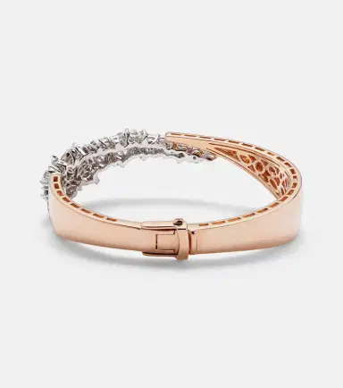 YEPREM 18kt rose and white gold bracelet with diamonds | Thumbnail 3 YEPREM 18kt rose and white gold bracelet with diamonds | Thumbnail 3