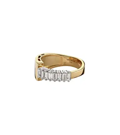 Yeprem 18kt yellow and white gold ring with diamonds | Thumbnail 1 Yeprem 18kt yellow and white gold ring with diamonds | Thumbnail 1