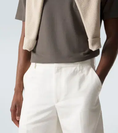Zegna Cotton and linen shorts | Thumbnail 5