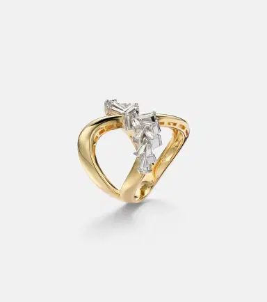 YEPREM Golden Strada 18kt yellow and white gold ring with diamonds | Thumbnail 2