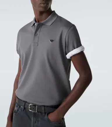 Prada Cotton piqué polo shirt | Thumbnail 2