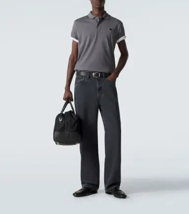 Prada Cotton piqué polo shirt | Thumbnail 4