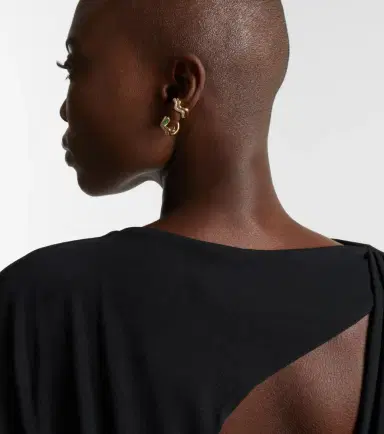Shay Jewelry 18kt gold ear cuff with diamonds | Thumbnail 3