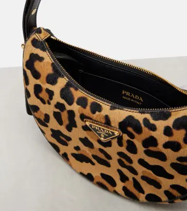 Prada Arqué calf hair shoulder bag | Thumbnail 2