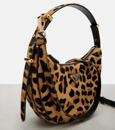 Prada Arqué calf hair shoulder bag | Thumbnail 4