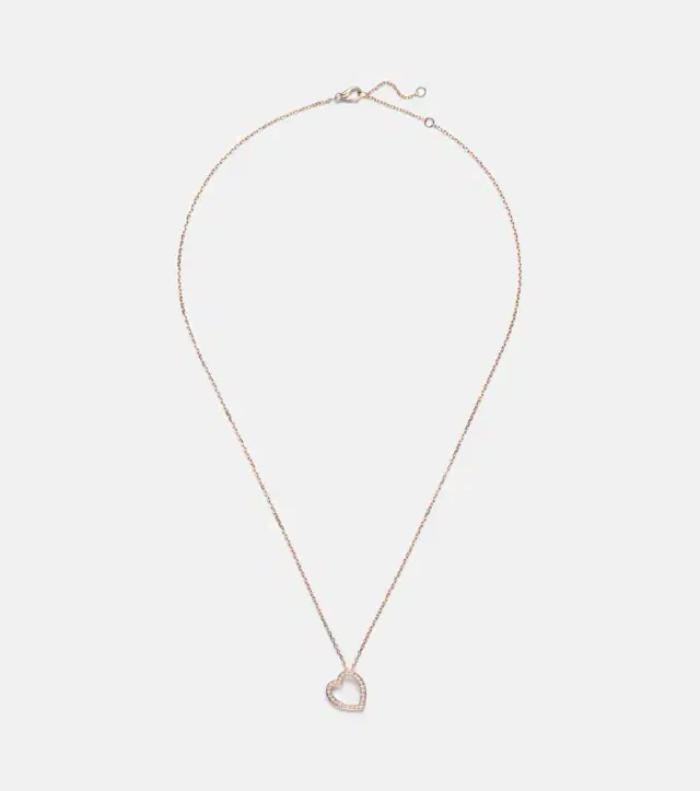 Repossi Antifer 18kt rose gold pendant necklace with diamonds