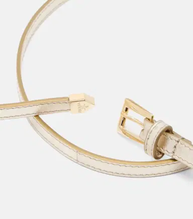 Prada Metallic leather belt | Thumbnail 2 Prada Metallic leather belt | Thumbnail 2