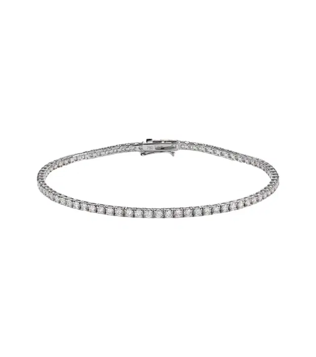 Shay Jewelry 18kt white gold tennis bracelet with diamonds