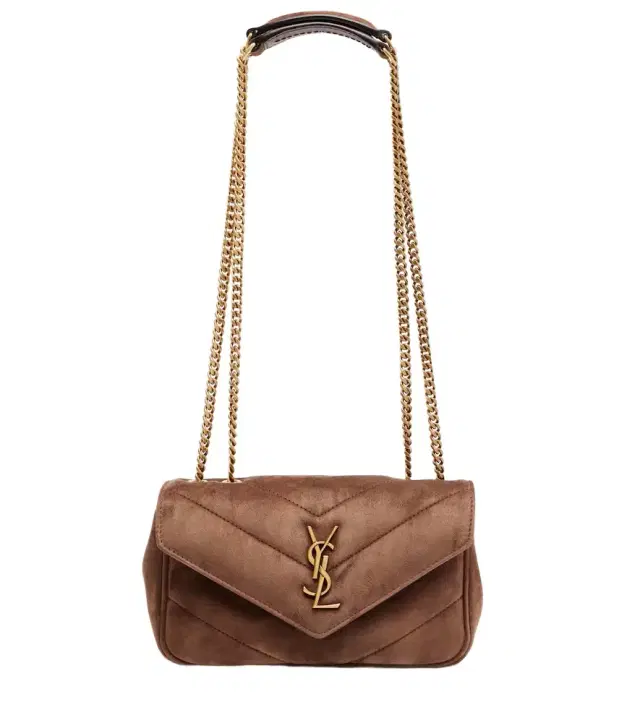 Saint Laurent Loulou suede shoulder bag