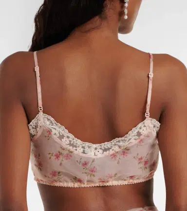Simone Rocha Floral lace-trimmed bra top | Thumbnail 3 Simone Rocha Floral lace-trimmed bra top | Thumbnail 3