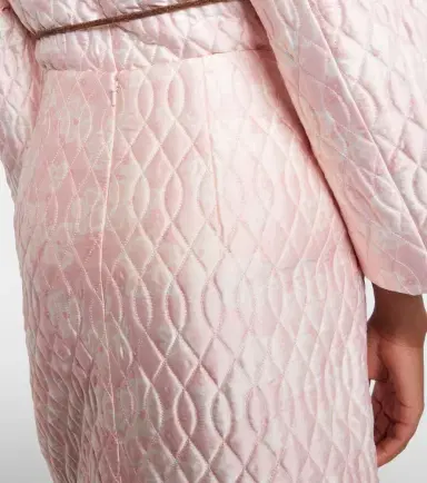 Simone Rocha Floral quilted pencil skirt | Thumbnail 5 Simone Rocha Floral quilted pencil skirt | Thumbnail 5