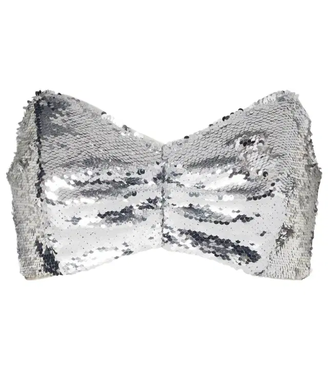 Sequined bandeau top