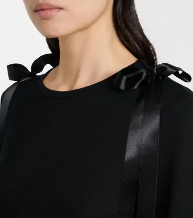 Simone Rocha Bow-detail jersey top | Thumbnail 4