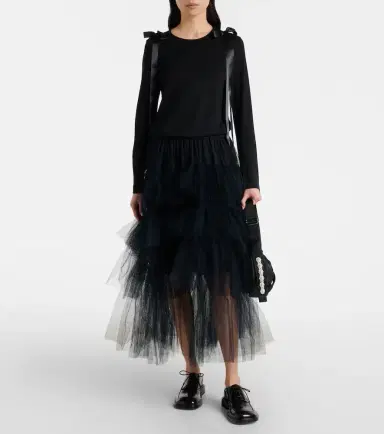 Simone Rocha Bow-detail jersey top | Thumbnail 5