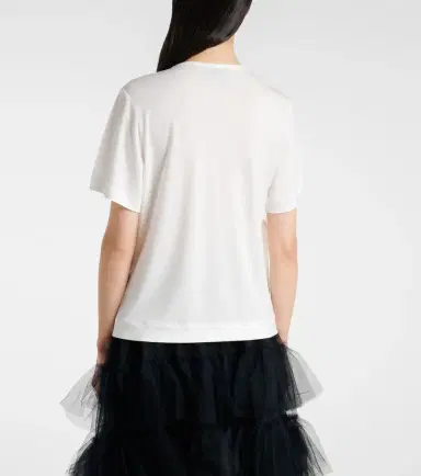 Simone Rocha Bow-detail jersey T-shirt | Thumbnail 5