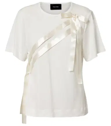 Simone Rocha Bow-detail jersey T-shirt | Thumbnail 1