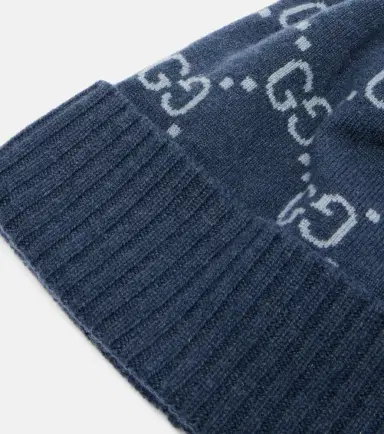 Gucci GG jacquard cashmere beanie | Thumbnail 2