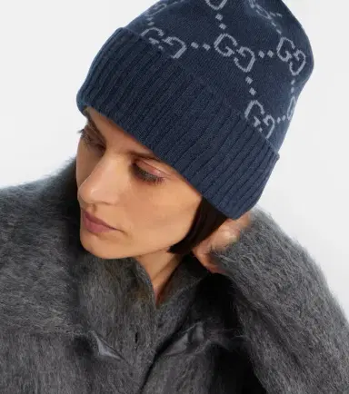 Gucci GG jacquard cashmere beanie | Thumbnail 5
