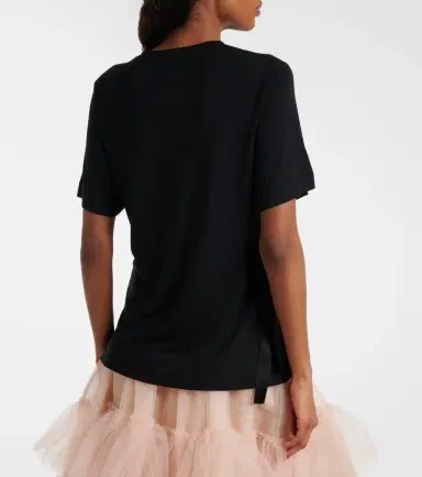 Simone Rocha Bow-detail jersey T-shirt | Thumbnail 5 Simone Rocha Bow-detail jersey T-shirt | Thumbnail 5