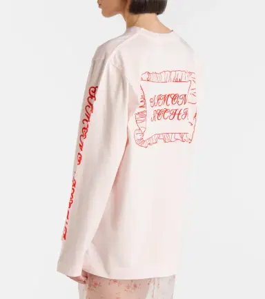 Simone Rocha Pillowcase printed cotton jersey T-shirt | Thumbnail 2