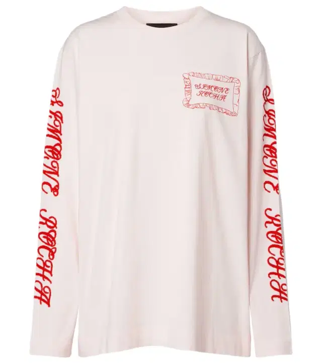 Simone Rocha Pillowcase printed cotton jersey T-shirt