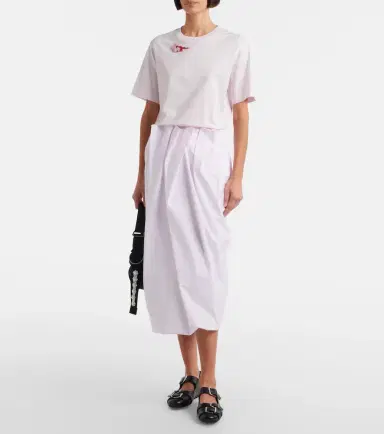Simone Rocha Embellished cotton jersey T-shirt | Thumbnail 2