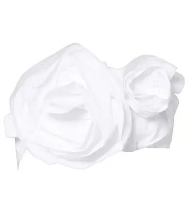 Simone Rocha Rosette cotton poplin bandeau top | Thumbnail 1