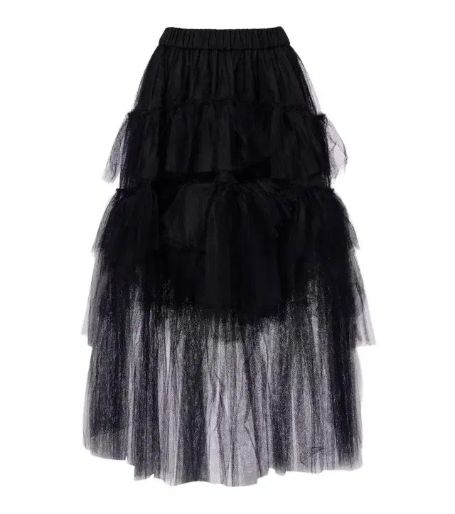 Simone Rocha Ruffled tulle midi skirt