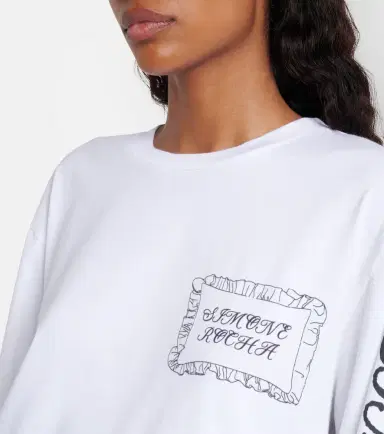 Simone Rocha Printed cotton jersey top | Thumbnail 3