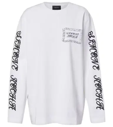Simone Rocha Printed cotton jersey top | Thumbnail 1