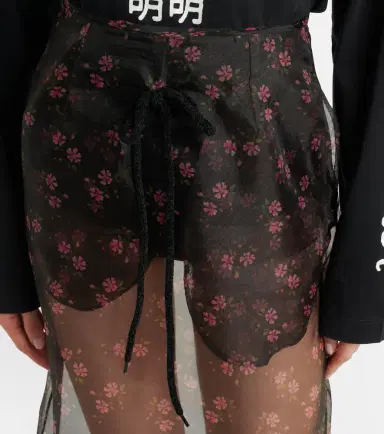 Simone Rocha Floral midi skirt | Thumbnail 4 Simone Rocha Floral midi skirt | Thumbnail 4
