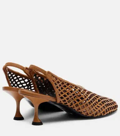 Proenza Schouler Tee leather slingback pumps | Thumbnail 3 Proenza Schouler Tee leather slingback pumps | Thumbnail 3