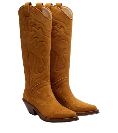 Gabriela Hearst Capitana suede cowboy boots | Thumbnail 1