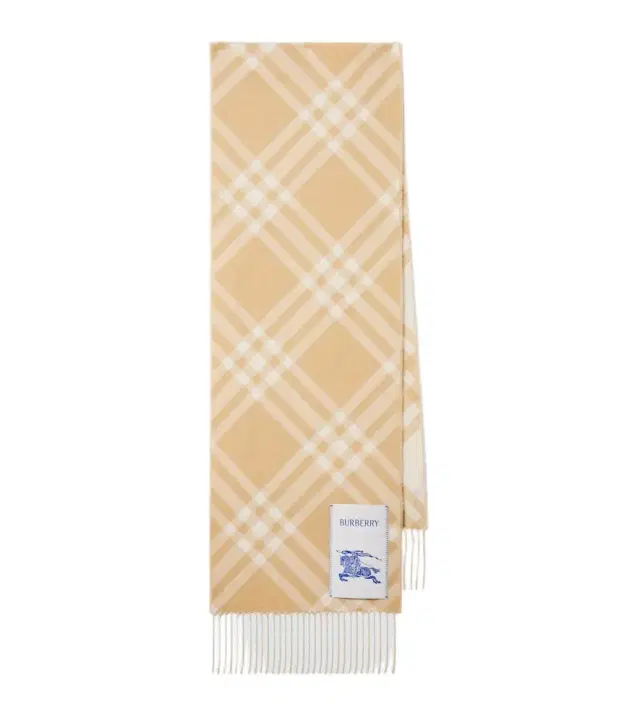 EKD checked cashmere scarf