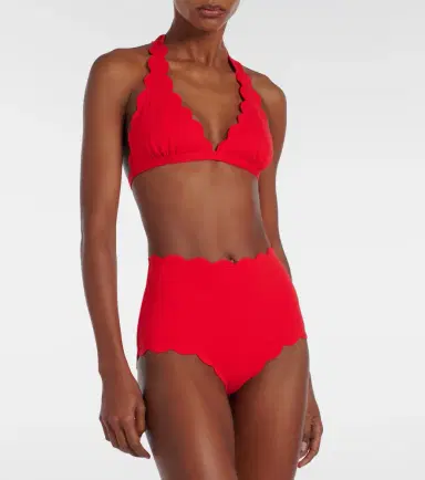 Marysia Spring scalloped bikini top | Thumbnail 3