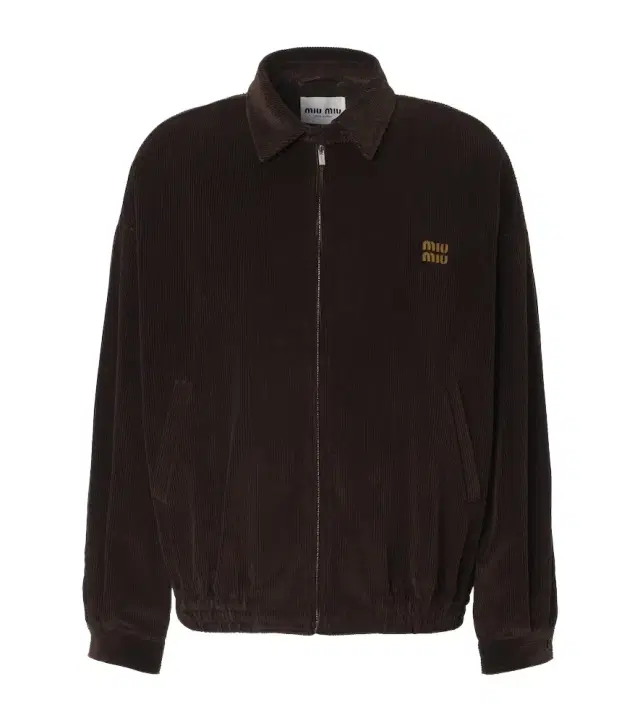 Miu Miu Cotton corduroy blouson jacket