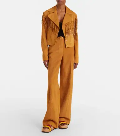 Gabriela Hearst Azra embellished fringed suede jacket | Thumbnail 5 Gabriela Hearst Azra embellished fringed suede jacket | Thumbnail 5