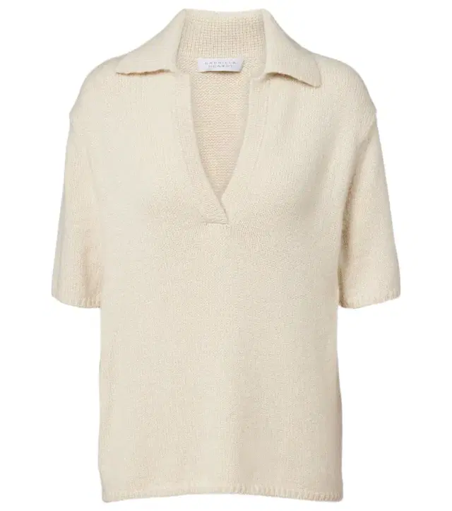 Gabriela Hearst Sohan cashmere polo shirt