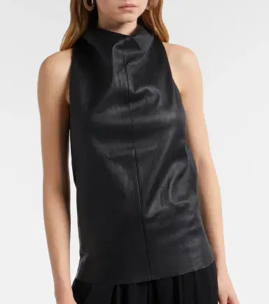 STOULS Aurea leather top | Thumbnail 4 STOULS Aurea leather top | Thumbnail 4
