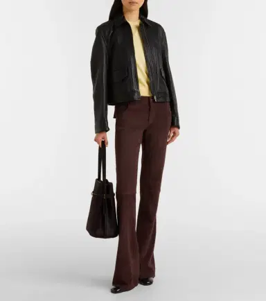 STOULS Pawlonia suede flared pants | Thumbnail 4 STOULS Pawlonia suede flared pants | Thumbnail 4