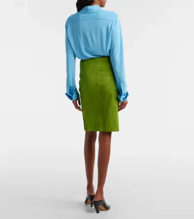 STOULS Gin suede midi skirt | Thumbnail 2