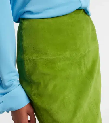 STOULS Gin suede midi skirt | Thumbnail 3