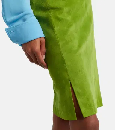 STOULS Gin suede midi skirt | Thumbnail 5