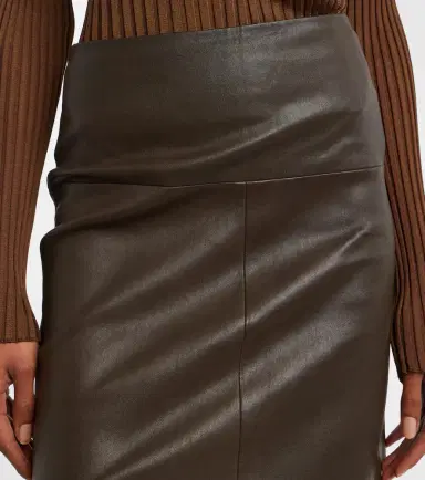 STOULS Gin leather midi skirt | Thumbnail 3 STOULS Gin leather midi skirt | Thumbnail 3