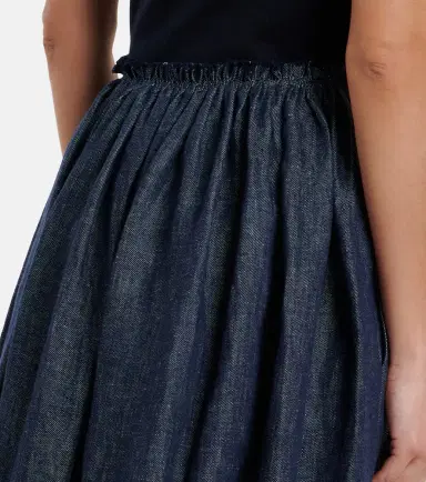 Gabriela Hearst Eloran linen midi skirt | Thumbnail 3