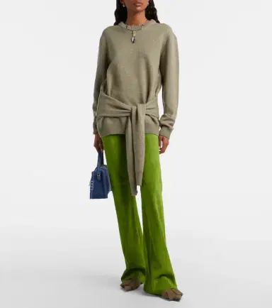 STOULS Gege suede flared pants | Thumbnail 2 STOULS Gege suede flared pants | Thumbnail 2