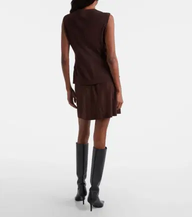Stouls Lucie 22 suede miniskirt | Thumbnail 3