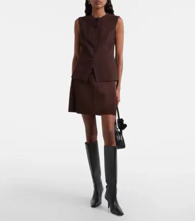 Stouls Lucie 22 suede miniskirt | Thumbnail 5